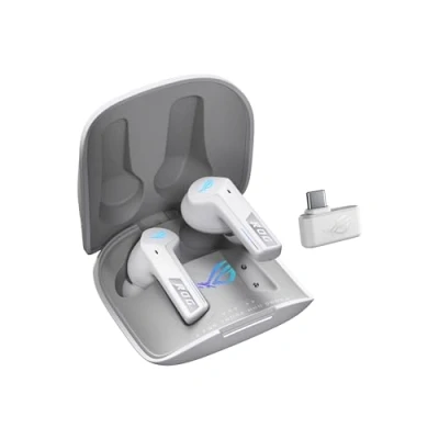 Afbeelding van ASUS ROG Cetra True Wireless SpeedNova White Draadloze oordopjes Bluetooth In ear Wit