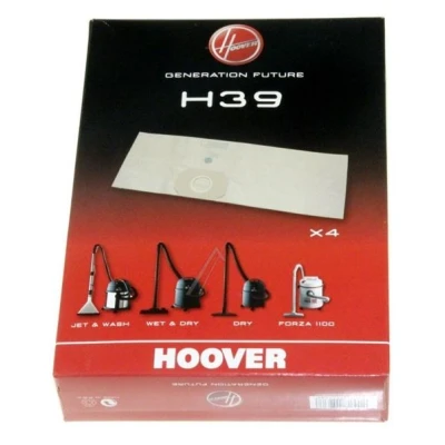 Image de Boite de 5 sacs H39 DRY JET &amp; WASH WET Aspirateur 09189051 HOOVER 36116