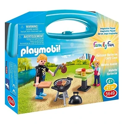 Image de Playmobil Family Fun 5649 Valisette barbecue