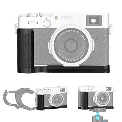 Afbeelding van JJC Metalen handgreep voor Fujifilm Fuji X100V X100F camera Arca Swiss type snelbevestigingsplaat antislip L