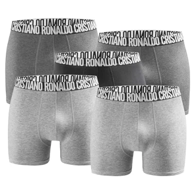 Afbeelding van CR7 Cotton Trunks shirt voor heren, Antraciet mix