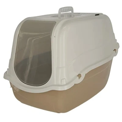 Afbeelding van Kerbl Kattenbak Minka, Taupe/Crème, 57x39x41cm (Kattenbak gesloten),