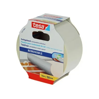Afbeelding van tesa REMOVABLE 55731 00011 11 Bevestigingstape Transparant (l x b) 10 m 50 mm 1 stuk(s)