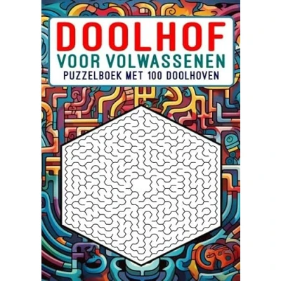 Afbeelding van Doolhof voor Volwassenen Puzzelboek met 100 Doolhoven