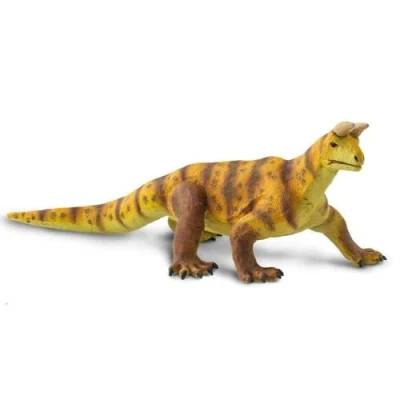 Afbeelding van Safari Speelfiguur Shringasaurus Junior 17 Cm Oranje/geel