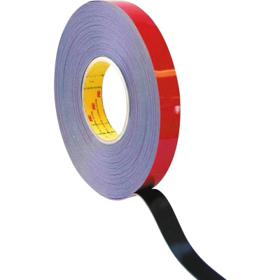 Afbeelding van 3M Acrylaat Dubbelzijdig Tape 19mm x 20 meter Zwart