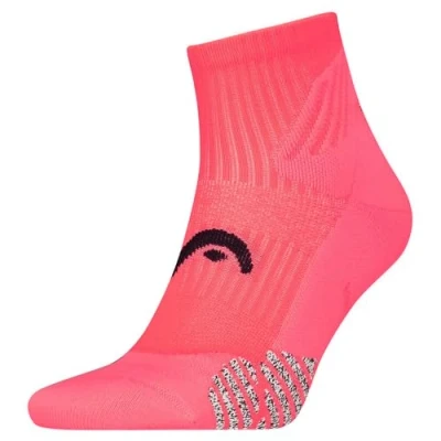 Afbeelding van HEAD performance quartersokken padel neon roze 39 42