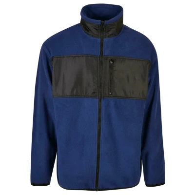 Afbeelding van Urban Classics Hooded Micro Fleecejas, Heren, Maat: 5XL, Spaceblue