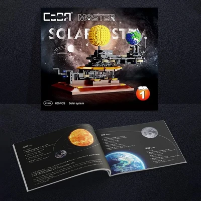 Afbeelding van Cada Solar System C71004W Compatible met de bekende merken Bouwdoos, constructieset Educatief 865 onderdelen