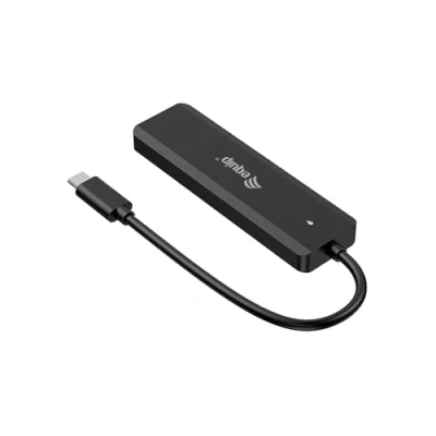 Afbeelding van Equip 128966 interface hub USB 3.2 Gen 2 (3.1 2) Type C 10000 Mbit/s Zwart