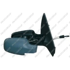 Afbeelding van Buitenspiegel Prasco RN4207123P Premium rechts Met grondlaag Manueel Van binnen instelbaar, temperatuursensor, Instellen: kabel, Bol vormig