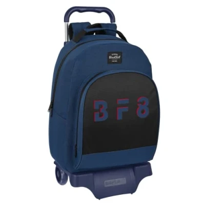 Afbeelding van Schoolrugzak met Wielen BlackFit8 Urban Zwart Marineblauw (32 x 42 15 cm)