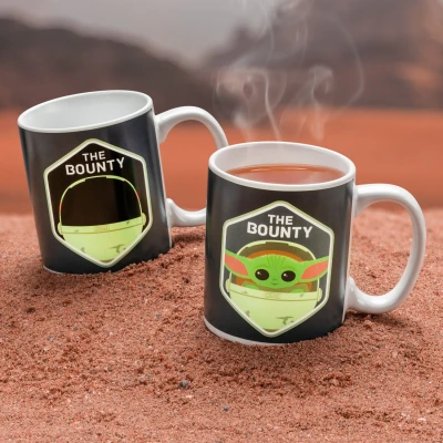 Afbeelding van Disney Star Wars Mandalorian Baby Yoda Warmtegevoelige Mok