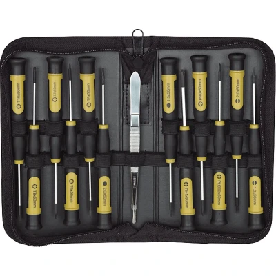 Afbeelding van Proxxon MICRO DRIVER Schroevendraaierset Plat, Kruiskop Phillips, T profiel, Inbus