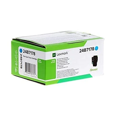 Afbeelding van Lexmark 24B7178 Toner Cyaan