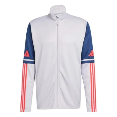 Afbeelding van adidas Performance Squadra Trainingsvest, Heren, Maat: XS, Glory grey team navy blue pure ruby