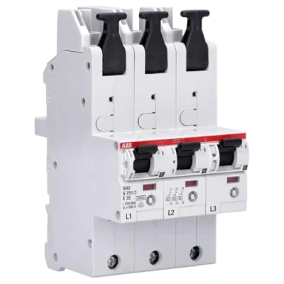 Afbeelding van ABB 2CDS781001R4352 S751 E35 Zekeringautomaat 3 polig 35 A