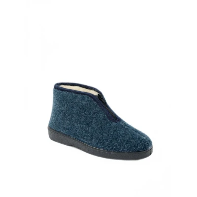 Afbeelding van Comfortabele wijdte pantoffels met rits