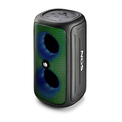 Afbeelding van NGS ROLLER BEAST, 32 W, Draadloze Speaker bluetooth, 10 m, USB Type A, C, stereoluidspreker, Zwart, IPX5 WATERBESTENDIGE BT LUIDSPREKER 32W BT/USB/TF/AUX IN TWS
