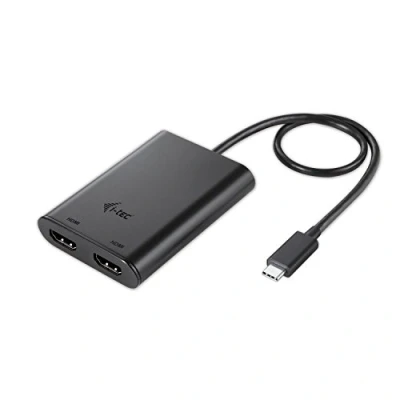 Image de i Tec Adaptateur vidéo externe USB C 3.1 2 x HDMI noir