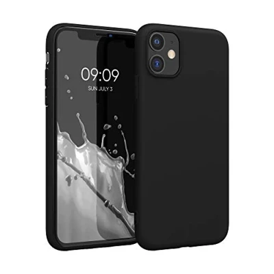 Afbeelding van kwmobile telefoonhoesje geschikt voor Apple iPhone 11 Hoesje smartphone Back cover in mat zwart