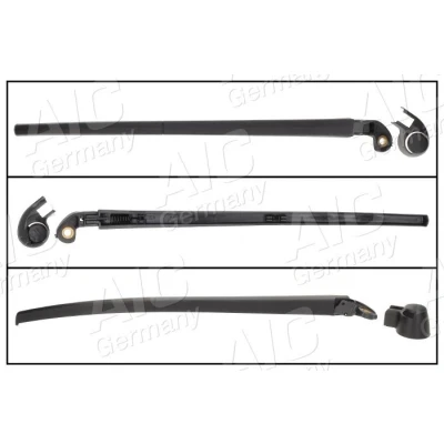 Afbeelding van Ruitenwisserarm, ruitenreiniging Aic 53001 Achter Met ingebouwde wisserblad, kap SKODA: Fabia I Hatchback