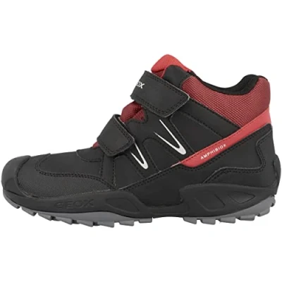 Afbeelding van Geox J New Savage Boy B a, Jongenssneakers, Zwart/Rood