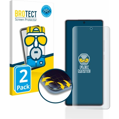 Afbeelding van BROTECT Screenprotector voor Xiaomi Redmi Note 12 Pro 5G Folie Beschermfolie matte volledig dekking (2 Stuks)