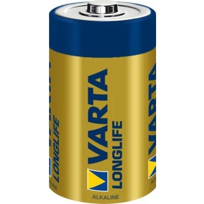Afbeelding van Varta batterij alkaline, mono, D, LR20, 1.5V long life, folieverpakking (4 pack)