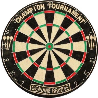 Afbeelding van Dartbord Bristle Staple free Bull China