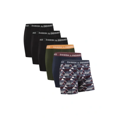 Afbeelding van Danish Endurance Classic Trunks W/ FLY 6 PACK Onderbroeken, Heren, Maat: 3XL, Multicolor