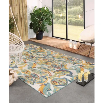Afbeelding van Buitenkleed Visjes Verano Multi 140x200 Cm