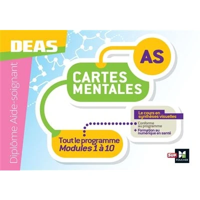 Image de Tout le programme en cartes mentales Diplôme Aide Soignant DEAS