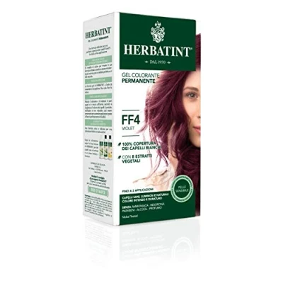 Afbeelding van Herbatint FF4 Violet Haarverf Permanente vegan haarkleuring 8 plantenextracten 150 ml