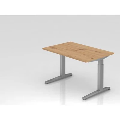 Afbeelding van XTRA XB 12 SS Bureau 120x80 Tafelhoogte I In hoogte verstelbaar Knoestige Eiken