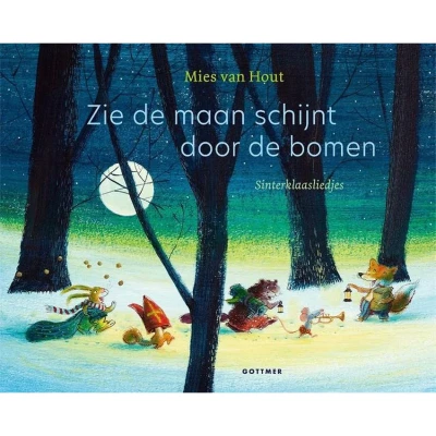 Afbeelding van Uitgeverij gottmer liedjesboek zie de maan schijnt door bomen