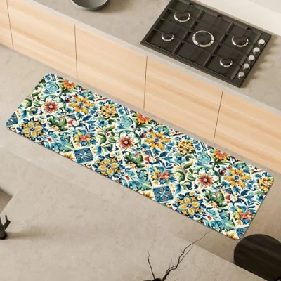 Afbeelding van Comart, Austin Keukenloper van polyester, bedrukt, antislip, 50 x 170 cm