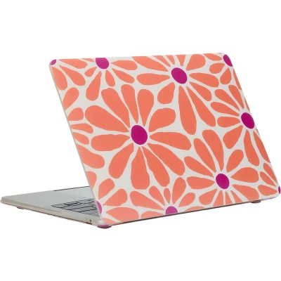 Afbeelding van Laptop Cover Geschikt voor MacBook Pro 16 inch (2021) / (2023) M3 chip A2780 A2991 A2485 imoshion Design Orange Flower Connect