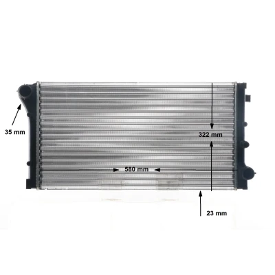 Afbeelding van MAHLE ORIGINAL CR 1452 000S Radiateur FIAT: Panda II Hatchback
