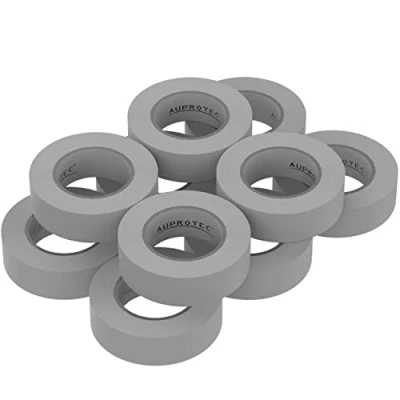 Afbeelding van AUPROTEC VDE 10 stuks PVC isolatietape grijs 15mm x 10m DIN EN 60454 3 1