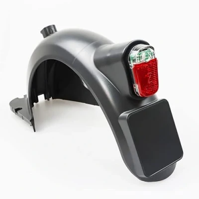 Afbeelding van Fututech Achterspatbord en led achterlicht voor Segway Ninebot Max G30 G30D Fender Taillight elektrische scooter reserveonderdeel accessoire