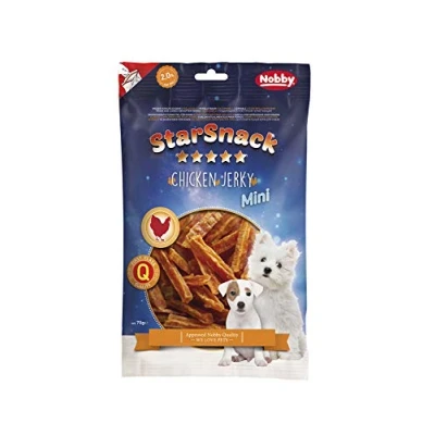 Afbeelding van NOBBY STARSNACK MINI CHICKEN JERKY 14 X 70 GRAM