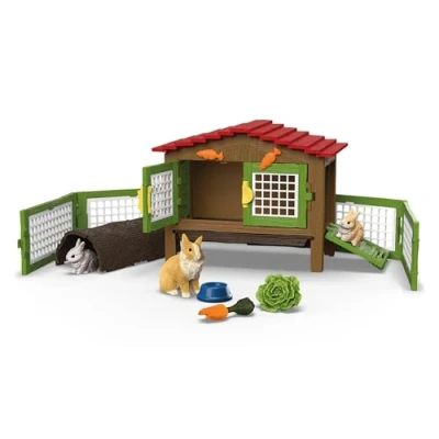 Image de Coffret Clapier a Lapins, 42728 Farm World, Des 4 ans