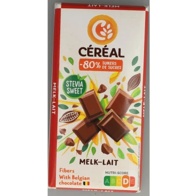 Afbeelding van Céréal Chocolade Tablet Melk 3 x 85 gr Voordeelverpakking