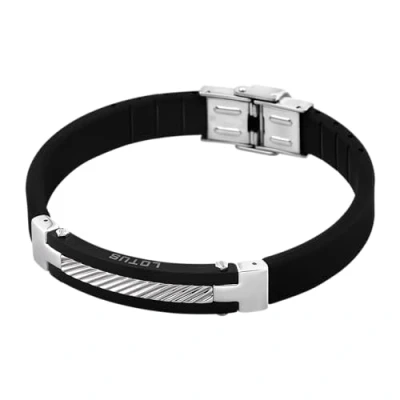 Afbeelding van LOTUS STYLE LS1522 2/2 Herenarmband, zwart, Roestvrij staal, 316 l, 189,00 mm, heren, Sin Gema