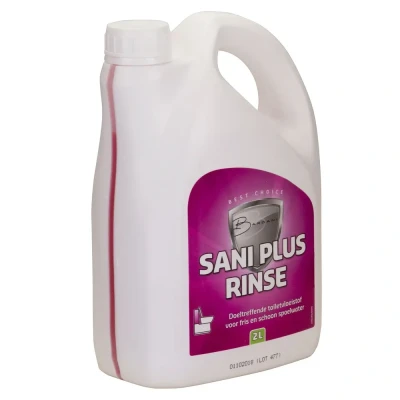 Afbeelding van Bardani Sani Plus Rinse Toiletvloeistof Roze Toiletvloeistoffen &amp; Papier