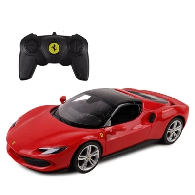 Afbeelding van TURBO CHALLENGE Ferrari 296 GTS RC Prestige 1/24 095642 Op afstand bestuurbare auto Rood Batterijen niet inbegrepen Kunststof Speelgoed voor kinderen Cadeau Licentie Vanaf 6 jaar