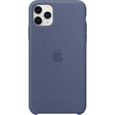 Afbeelding van Apple Silicone Backcover iPhone 11 Pro Max hoesje Surf Blue