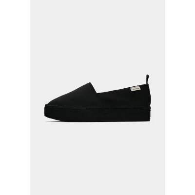Afbeelding van Calvin Klein Jeans Sandalen met plateauzool, Dames, Maat: 38, Black Katoen