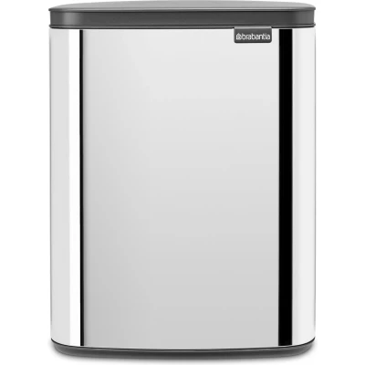 Afbeelding van Brabantia Bo Prullenbak 12 liter Brilliant Steel
